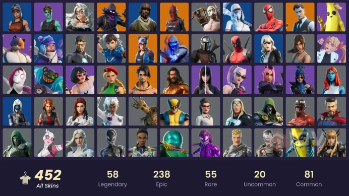 [ALL PLATFORMS]-451 Skin-386 pickaxes-332 emotes-FULL ACCESS-