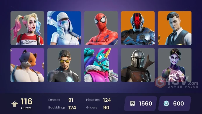 [PC] FA 116 SKINS | CATWOMAN ZERO | LARA CROFT | AGENT PEELY | LEVIATHAN AXE | GOLD BRUTUS | GOLD MIDAS | HERON STANCE HERO | FIXER |