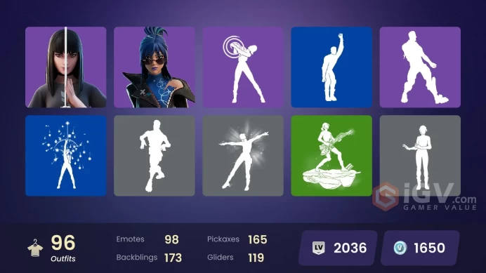 [PC] 96 skins | Keri Commander | Fixer | Peter Griffin | Wild Card | Zeus | Hades | Valeria | Polarity | Poseidon | Apprentice Evie | 1650 VB