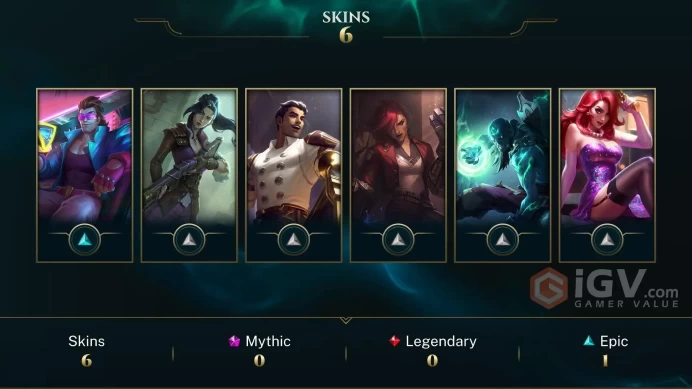 【LAN 】Level 67  42  Champ/6  Skins   Full Access  High Quality Account  Instant Delivery️