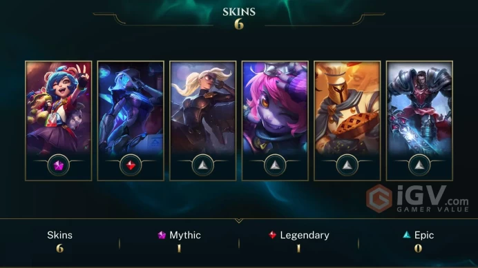 [Code 9734] Level 36 + 7 Skins / EUW / Very Cheap