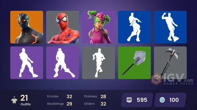 14277[PC/PSN/XBOX]Blue Team Leader|Calamity|Omega|Carbide|Valor|Ronin|Spider-Man|Rebirth Harley Quinn|Battlehawk|Haven