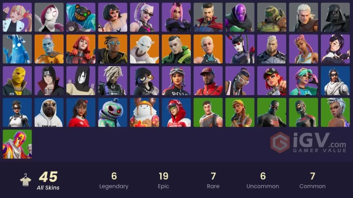 45 skins/full access/Polo Prodigy/pc,psn,xbox/Shady Doggo/Recon Champion/Dummy Supreme/Paradigm (Reality-659)/The Origin/Twyn/Malik