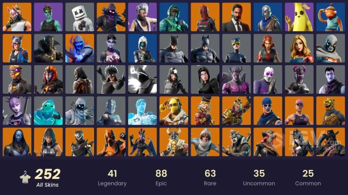 [ALL PLATFORMS]-252 Skin-OG STW-Blue Squire-John Wick-Breakpoint-Vertex-Oblivion-Supersonic-Arachne-The Ice Queen-The Ice Queen-Dante-FULL ACCES