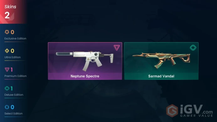 EU 2 skins | Neptune Spectre | Sarmad Vandal | V0434