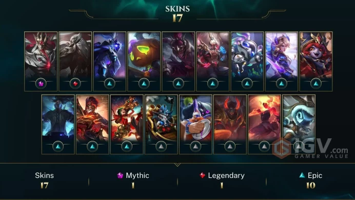 [S16 - SP1] EUW / EMERALD IV / Prestige Visions of the Fallen Jarvan IV / 2KBE / 83 CHAMPİONS / 17 SKİN /  CHANGEABLE MAİL / HANDMADE