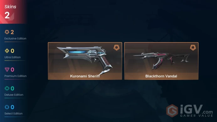 EU | 2 skins | Kuronami Sheriff | Blackthorn Vandal | Z1453