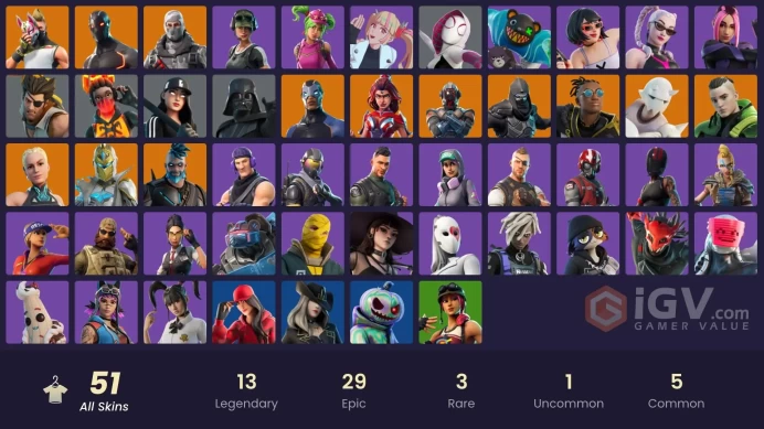 [ALL PLATFORMS]-OMEGA OG-51 Skin-52 pickaxes-45 emotes-Freestylin'-