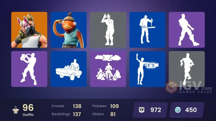 [ALL PLATFORMS]-100 Skin-109 Pickaxe-138 Emotes-130.000 V-BUCKS SPEND-Dynamo-Batman-All Might-Goku Black-Davy Jones-FULL ACCESS-BEST SELLER-