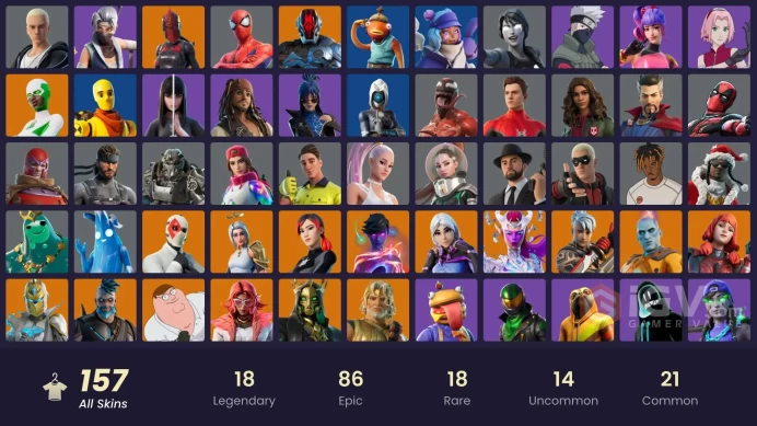 {ALL PLATFORMS[-157 Skin-190 Pİckaxes-141 Emote-FNCS 3:1 Champion-Instinct-Fishstick-Kakashi Hatake-Lucky Rider-Galaxy Grappler-FULL ACCESS-