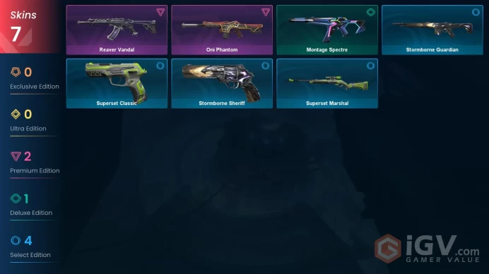 Eu-tr /Skins Reaver Vandal + Oni Phantom + Superset Marshal