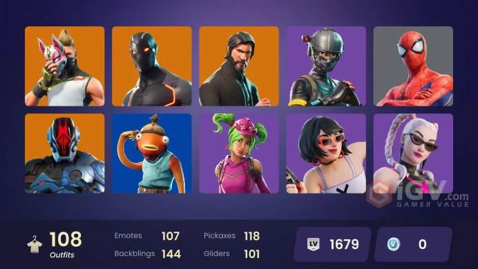 108 skins | The Reaper | Elite Agent | Take The L | Tidy | Omega | Ride The Pony | Malik | Calamity | Nezumi | Snap | Peter Griffin | Enforcer