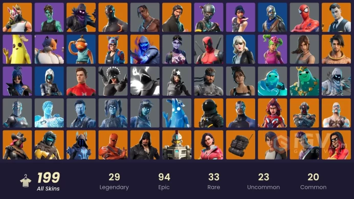 198 skins | Travis Scott | The Reaper | Elite Agent | Take The L | Floss | Blue Squire | Royale Knight | Omega | Reaper | Candy Axe