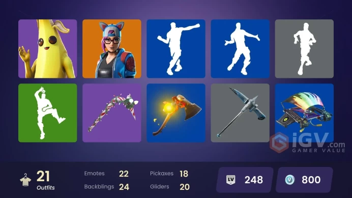 21 skins | Candy Axe | Blackheart | Sentinel | Calamity | Lynx | Rox | Hybrid | Zenith | Merry Marauder | DJ Yonder | Trog | Vega | Sgt. Winter