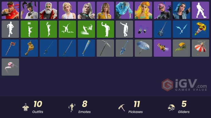 [PC/PSN/XBOX] 10 skins | Soleil | Bride | Carletta | Gale | Cat Holloway | Yuki Yubari | FIRE Master Kai | Lt. Winter | Void Walker Lynx | 100VB
