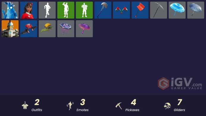 [PSN/XBOX/PC] 2 skins | Polar Peely | Krisabelle | Lil' Black Heart | Fishstick Janky | Ancestral Bloom | Clawz Retro | Holly Hatchets