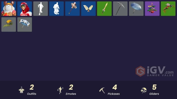 [PSN/XBOX/PC] 2 skins | Sled Ready Guff | Arctic Adeline | Spectra Protector | Fa-la-la-Llama | Lunarios | Clawz Retro | Peely Whip