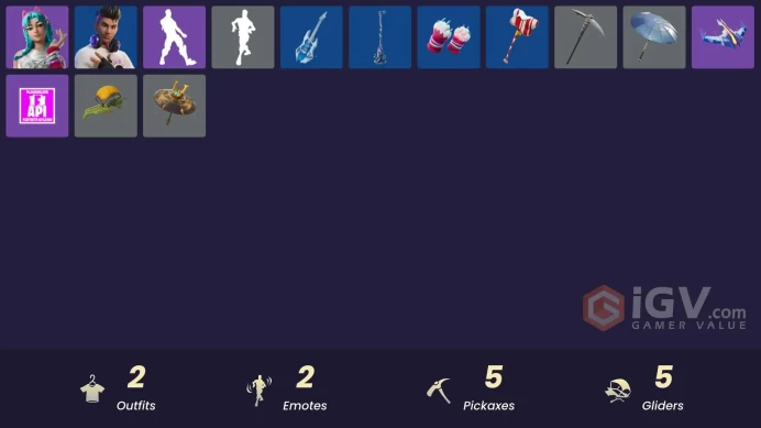 [PSN/XBOX/PC] 2 skins | Katalina | Chord Kahele | That's Cold Jac! | Frosted Frets | Nyanja's Catpak | Mercurial | Katalina's Kit Bag