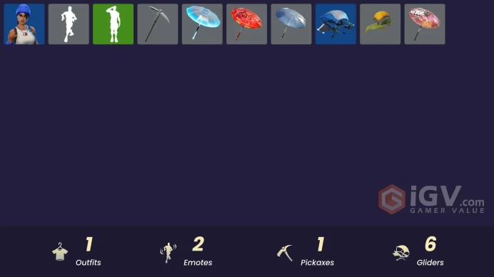 [PSN/XBOX/PC] 1 skins | Blue Team Leader | Clawz Retro | Salute | Blue Streak | Paper Parasol | Holographic | The Umbrella | Wet Paint