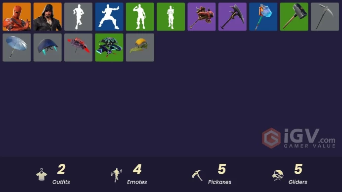 [PSN/XBOX/PC] 2 skins | Hybrid | Blackheart | Mutiny | Fishstick Janky | Cobra | Clawz Retro | Swag Smasher | Dragon's Claw