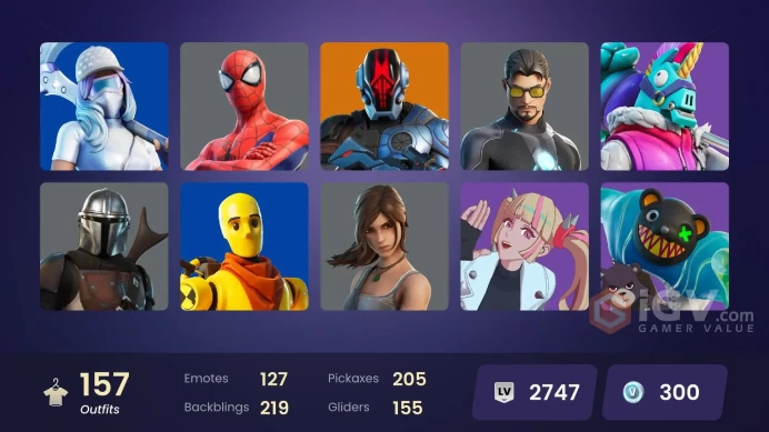 (PC PSN XBOX) 157 skins | Snake Eyes | Sultura | Fixer | Cloud Striker | Snap | Peter Griffin | Joey | Torin | Nezumi | Spectra Knight / LARA CR
