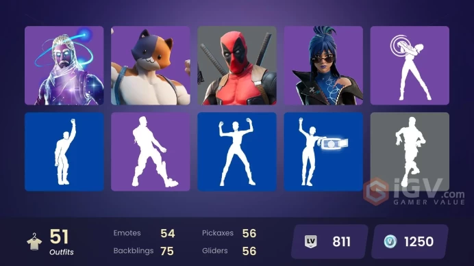 FA - [PSN/XBOX/PC] 51 skins | Galaxy | Flytrap | Era | Peter Griffin | Kymera | Kado Thorne | Valeria | Gear Specialist Maya | Spectra Knight |