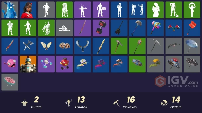 [PSN/PC/Xbox] 2 skins | Polar Peely | Krisabelle | Spectra Protector | Lunar Hyperjet | Meowtooth Plush | Gwenpool's Katanas | Stealing Wheel 