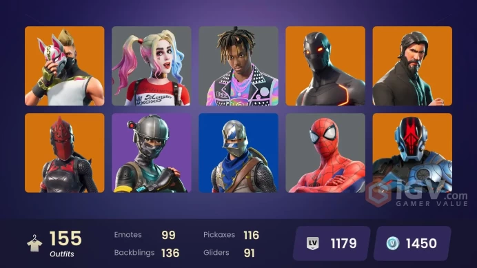 [PSN/XBOX/PC] 155 skins | OG STW | The Reaper | Blue Squire | Royale Knight | Elite Agent | Rogue Agent | Drift | P.A.N.D.A Team Leader | 