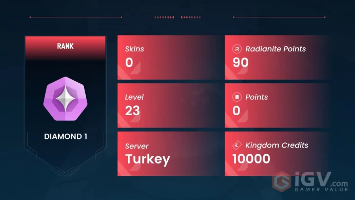 [EU Server -Turkey VP] Diamond Rank Smurf Account ◈ Full Access ◈ Current Season V26 Act 2 ◈ Premium Quality ◈ Fast Delivery ◈ Ranked Ready