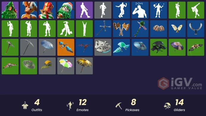 [PSN/PC/Xbox] 4 skins | Lt. Evergreen | Wooly Warrior | Holiday Boxy | Winterfest Bushranger | Spectra Protector | Arroyo Pack 