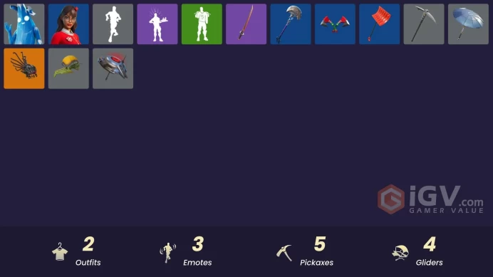[PSN/PC/Xbox] 2 skins | Polar Peely | Krisabelle | Ancestral Bloom | Clawz Retro | Blade of the Waning Moon | Crescent Shroom | Snowplower 