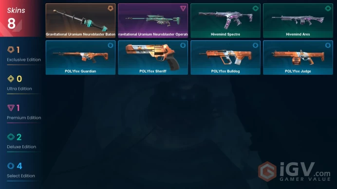 NA | 8 SKINS + 10 AGENTS | Gravitational Uranium Neuroblaster Baton + Gravitational Uranium Neuroblaster Operator