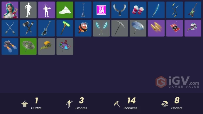 [PSN/XBOX/PC] 1 skins | Katalina | Twin Blasters | Banana Bunch Lunch | Katalina's Kit Bag | Homer's Gift | The Rebel | Outlaw's Knife Rack