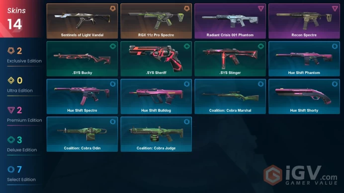 [Code 9748] Level 44 + 14 Skins / AP / Very Cheap