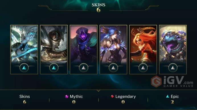 [Code 9752] Level 43 + 8 Skins / EUW / Very Cheap
