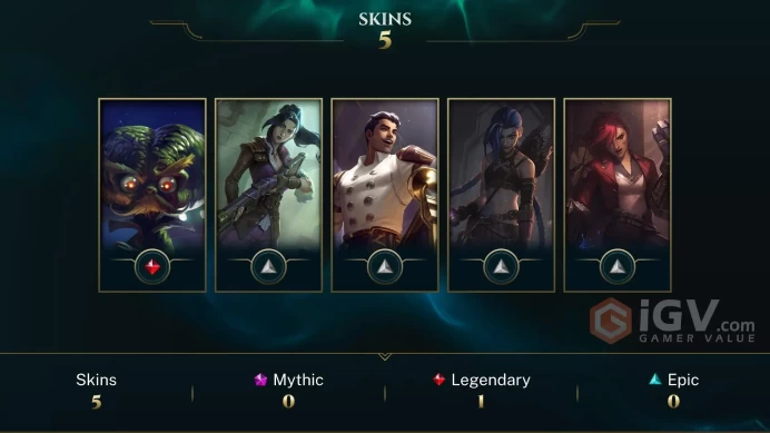 【LAN 】Level 38   33 Champ/ 5 Skins   Full Access  High Quality Account  Instant Delivery️