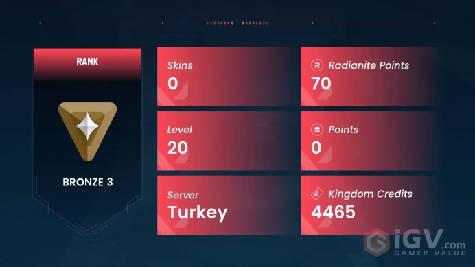 (TR)TURKEY / BRONZE 2 / RANKED READY / LEVEL 20 / EMAIL ACCESS / INSTANT DELIVERY / (TR68)