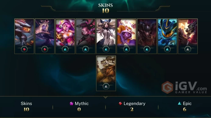 EUW Full Access | 11 Skins / 30 Characters