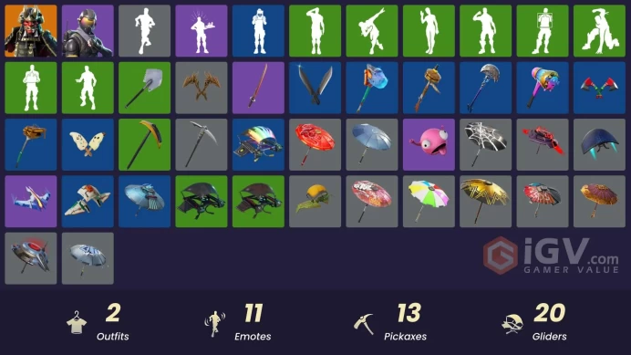 [PSN/XBOX/PC] 2 skins | Rogue Agent | Shogun | Spectra Protector | Bladed Wings | Infinite Bloom | Arroyo Pack | Scales of Justice