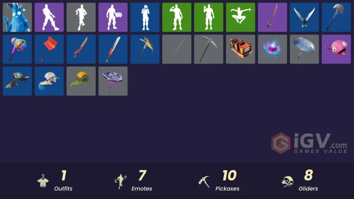[PSN/XBOX/PC] 1 skins | Polar Peely | Fishstick Janky | The Bestiary Chest | Kata-Pack | Ancestral Bloom | Twin Crossfire | Lil' Black Heart