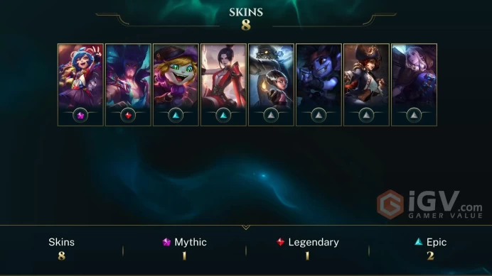 【LAN 】Level 15 13 Champ/ 8 Skins Full Access High Quality Account Instant Delivery️