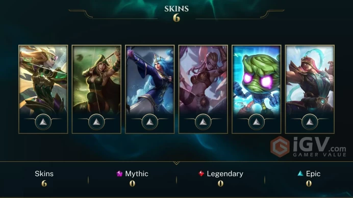 【LAN 】Level 34   23  Champ/ 6 Skins   Full Access  High Quality Account  Instant Delivery️