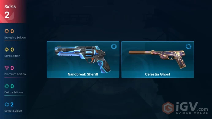 AP | 2 Skins | Nanobreak Sheriff | Celestia Ghost | Agents 10 | Platinum | Buddies 27 | Level 54 | Full Access | Instant Delivery | Full Detail
