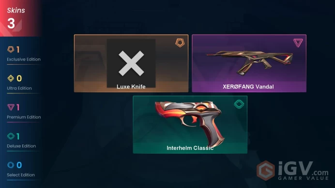 AP | 2 Skins | Ascendant | Level 24 | VP Value 1775 | XERØFANG Vandal | Buddies 14 | Instant Delivery | Full Details Below!