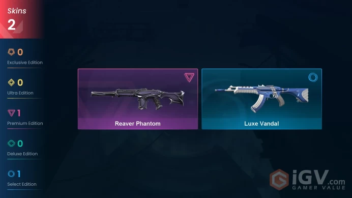 AP | 2 Skins| Diamond |Reaver Phantom | Luxe Vandal | Buddies 37 |Level 38 | Agents 8 | Full Access | Instant Delivery | Full Details Below!