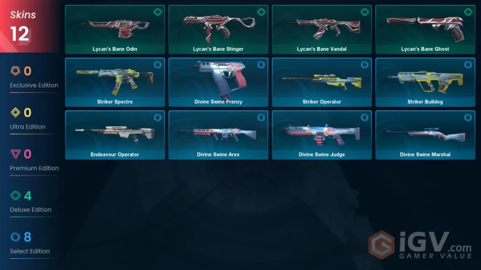 Ap | 12 Skins | Level 44 | Lycan's Bane Odin | Lycan's Bane Vandal |1 Battlepasses Purchase | Full Access | Instant Delivery | Full Details Belo