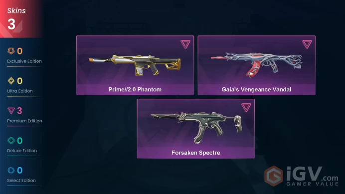 Ap | 3 Skins | Gold 2 | Level 31 | Gaia's Vengeance Vandal | Prime//2.0 Phantom | Buddies 23 | Full Access | Instant Delivery | Full Details Bel