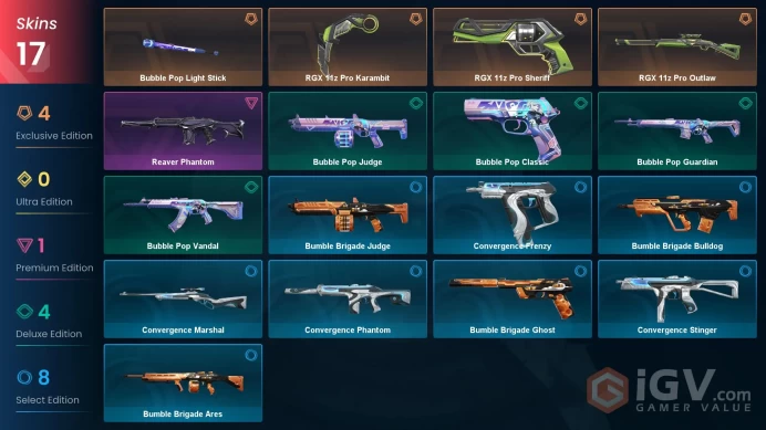 AP | 17 Skins | RGX 11z Pro Karambit | RGX 11z Pro Outlaw | Buddies 49 | Battlepasses 1 | Full Access | Instant Delivery | Full Details Below!