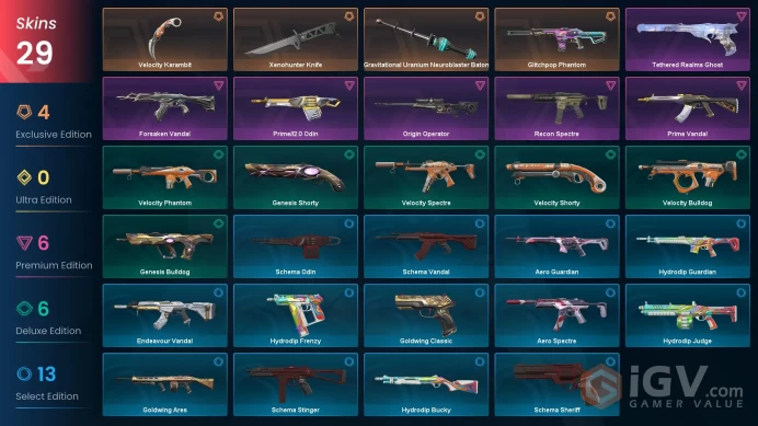 Ap | 29 Skins | Diamond 1 | Level 61 | Xenohunter Knife | Glitchpop Phantom | 2 Battlepasses Purchase| Full Access | Instant Delivery | Full Det
