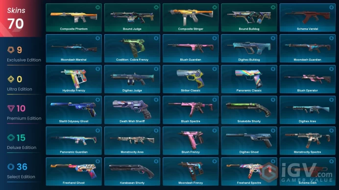AP | 70 Skins | Level 181 | Ignite Fan| Champions 2023 Vandal| Black.Market Butterfly Knife| 4 Battlepasses | Full Access | Full Details Below!